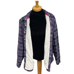 Plaid Shacket Women’s Size XL Shirt Jacket BC Clothing